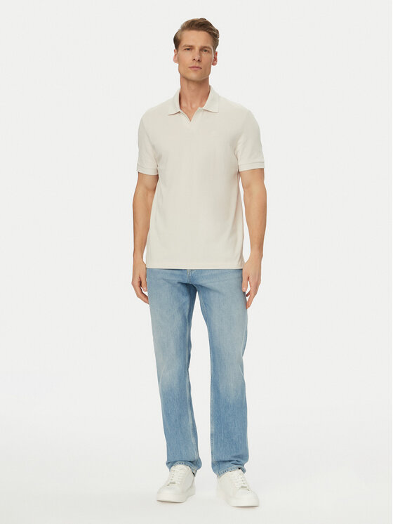 Calvin Klein Jeans Calvin Klein Jeans Polo LV04RF215G Crema Regular Fit