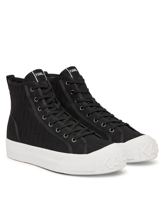 KARL LAGERFELD Кеди KARL LAGERFELD Kampus Max V KL50546 Чорний