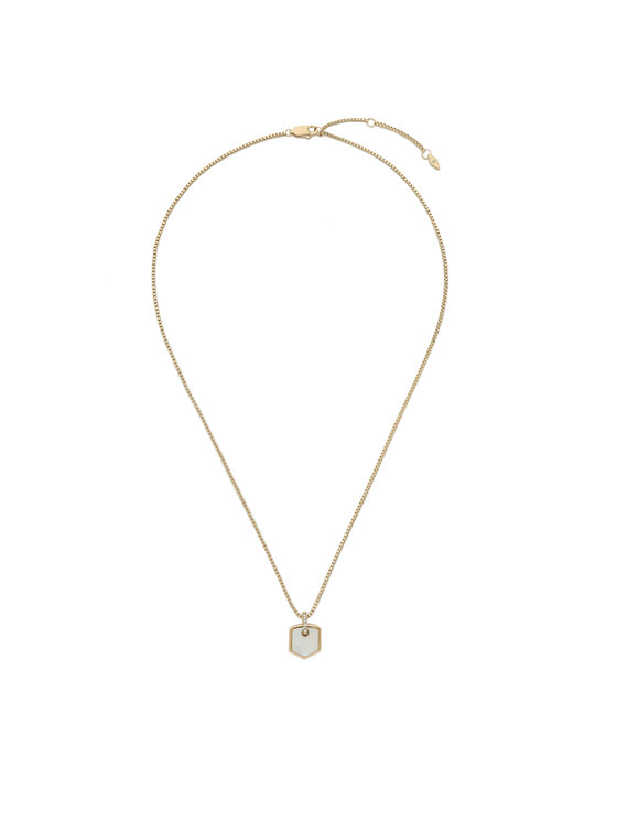 Fossil Náhrdelník Fossil JF04529710 Zlatá