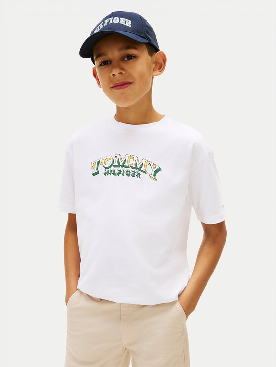 Tommy Hilfiger Tommy Hilfiger Camiseta KB0KB10267 Blanco Regular Fit