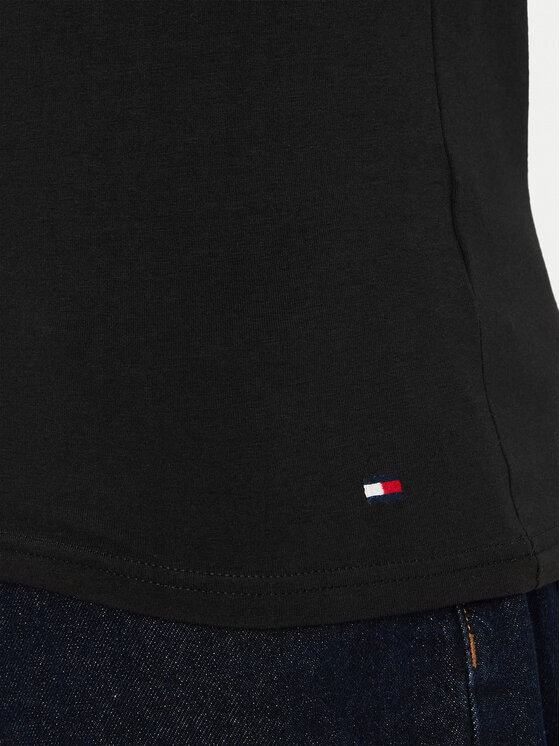Tommy Hilfiger Tommy Hilfiger Conjunto de camisetas UM0UM03929 Negro Slim Fit