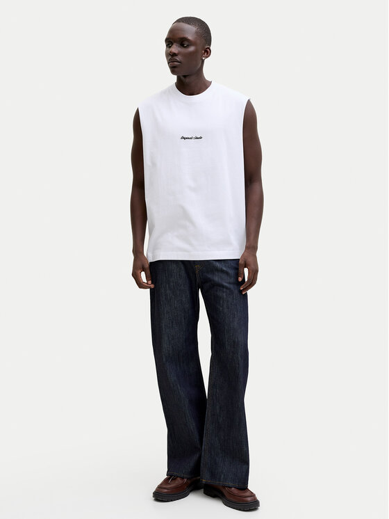 Jack & Jones Jack & Jones Camiseta sin mangas Norrebro Emb 12292009 Blanco Regular Fit