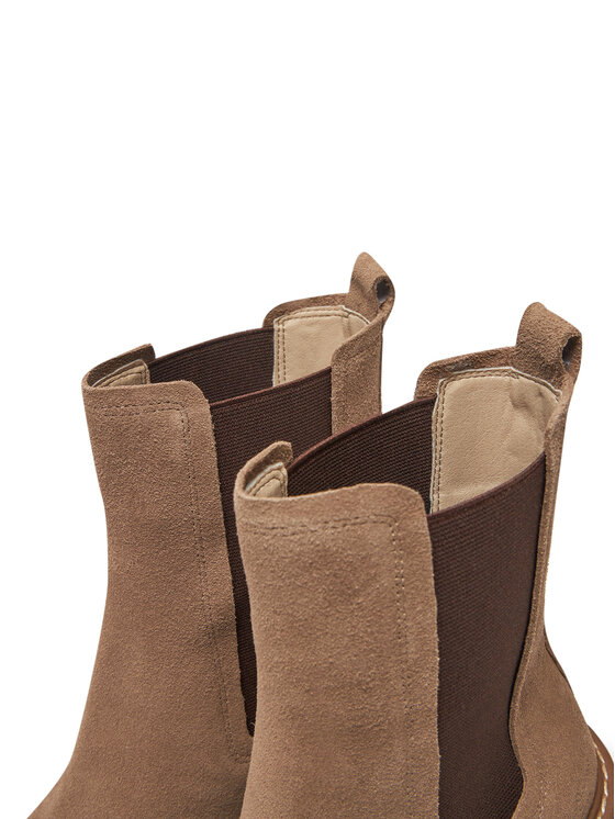 Pepe Jeans Kotníková obuv s elastickým prvkem Pepe Jeans PLS50522 Hnědá