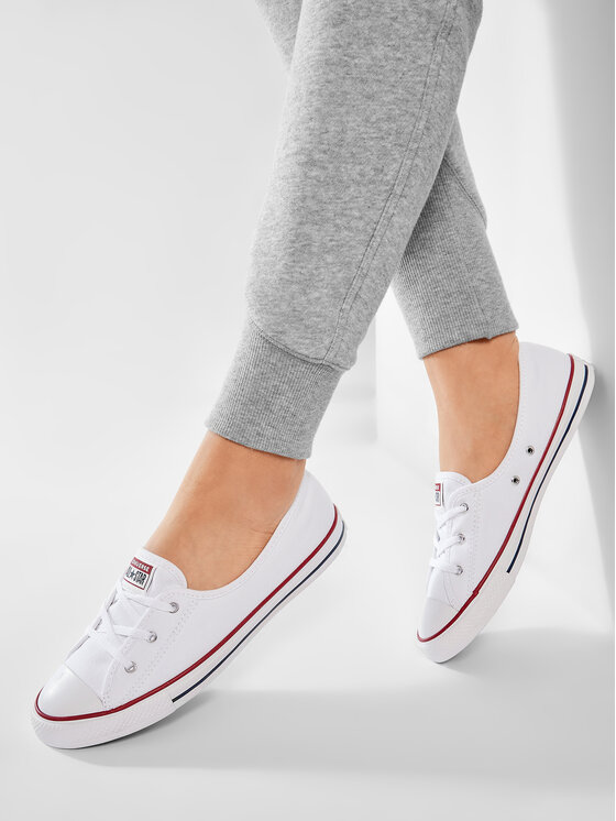 Converse Кеди Converse Chuck Taylor All Star Ballet Lace Slip 566774C Білий