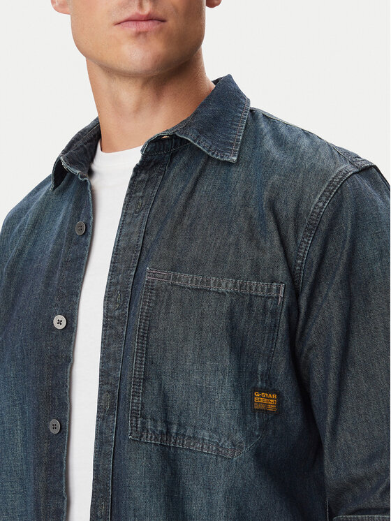 G-STAR G-STAR camisa vaquera D27083-D539 Azul Regular Fit