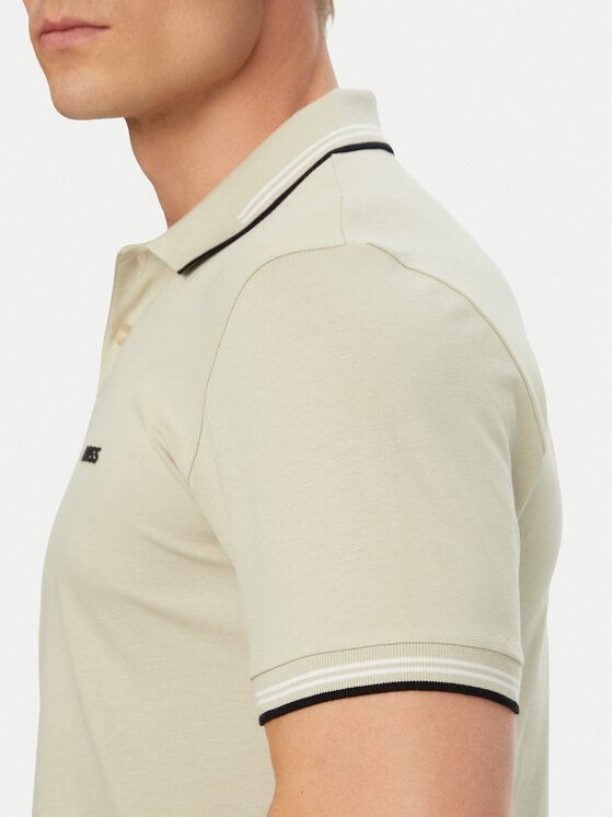 BOSS BOSS Polo Paul 50506193 Beige claro Slim Fit
