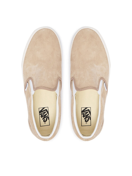 Vans Tenis superge Vans Classic Slip-On VN000Z7A4MG1 Svetlo bež