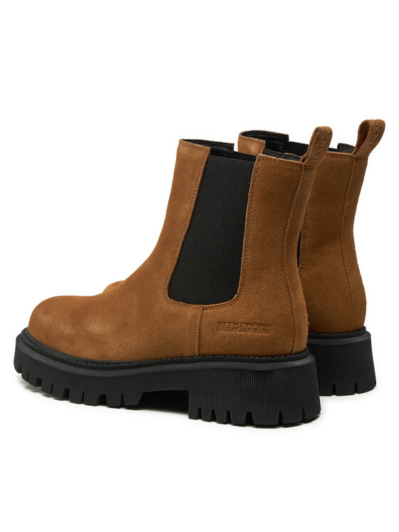 Napapijri Kotníková obuv s elastickým prvkem Napapijri Liorn NP0A4IKA Hnědá