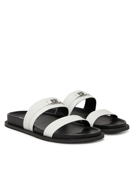 MICHAEL Michael Kors Iešļūcenes MICHAEL Michael Kors Mandy Flat Sandal 40S5MAFS2L Balts