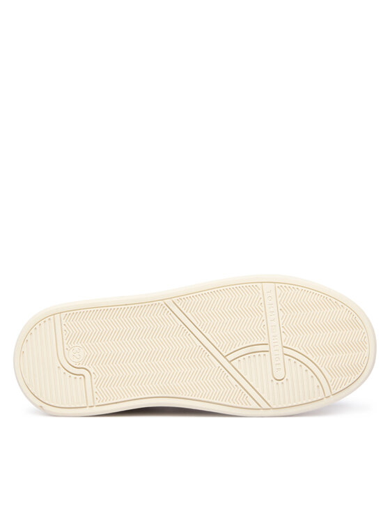 Tommy Hilfiger Sneakersy Tommy Hilfiger Low Cut Velcro Sneaker T1X9-35218-1959 S Beżowy