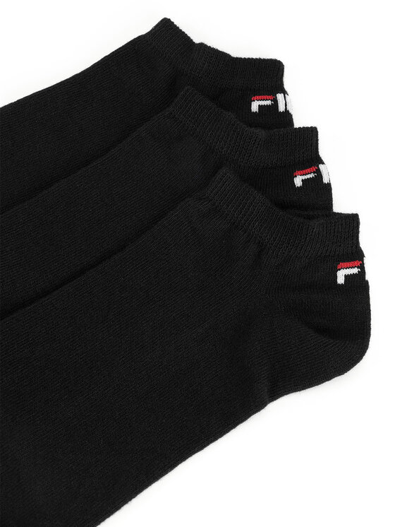 Fila Calcetines cortos Fila F9100-AW24 (3-pack) Negro
