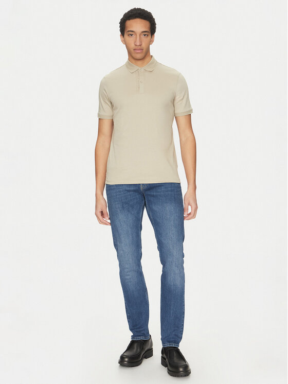 Calvin Klein Calvin Klein Polo K10K114135 Siva Regular Fit
