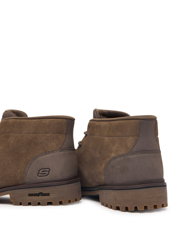 Skechers Черевики Skechers Quintero-Damien 205903/DKTP Коричневий