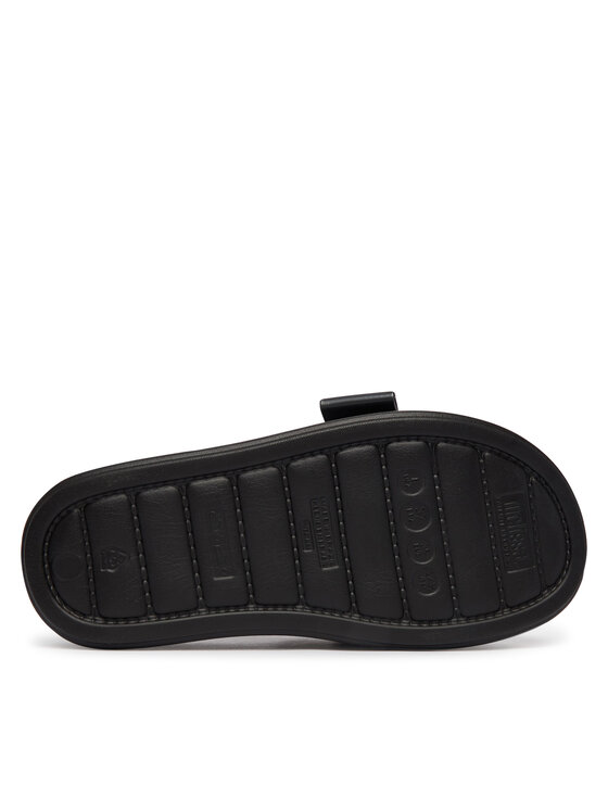 Melissa Шльопанці Melissa Melissa Free Fuzzy Slide Platform Ad 37835 Чорний