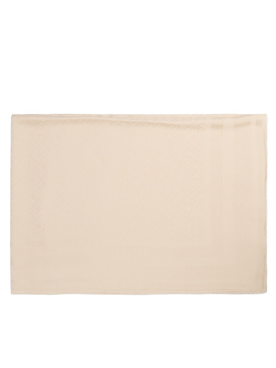 Tommy Hilfiger Fular Tommy Hilfiger Th Monogram Scarf AW0AW18273 Bej deschis
