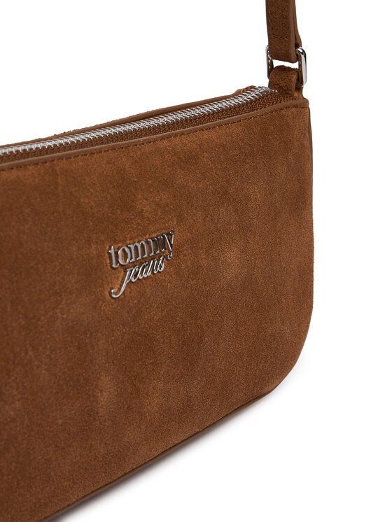 Tommy Jeans Ročna torba Tommy Jeans Tjw Must Suede Shoulder Bag AW0AW18454 Rjava