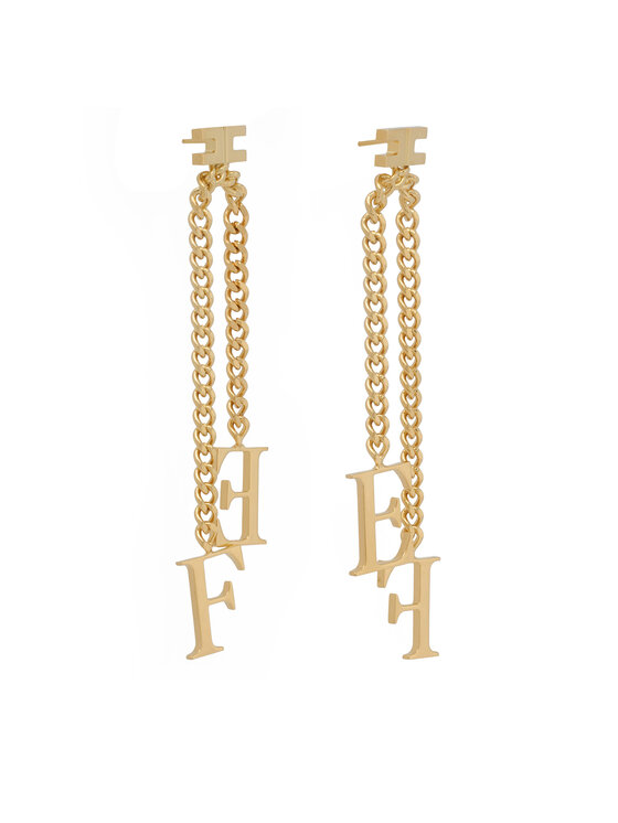 Elisabetta Franchi Náušnice Elisabetta Franchi OR-17A-56E2-V220 Zlatá