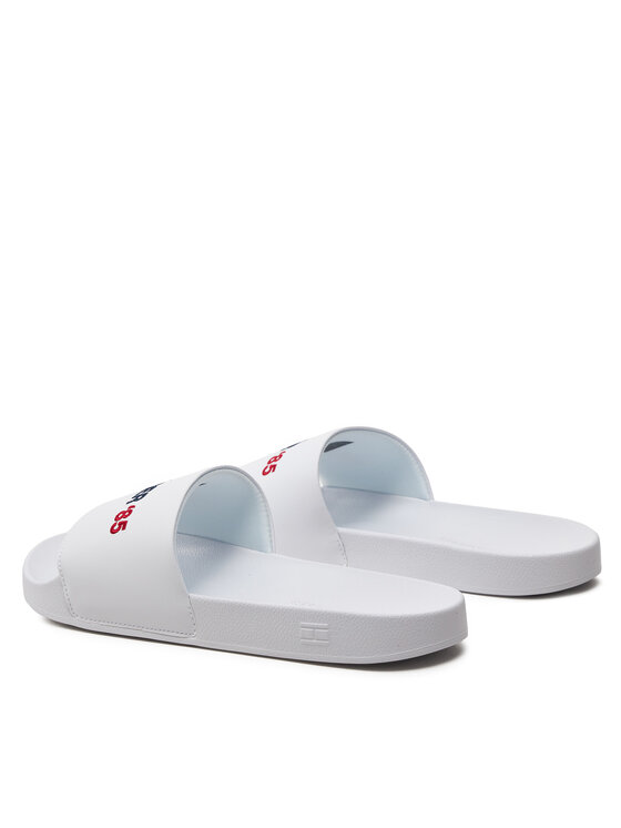 Tommy Hilfiger Чехли Tommy Hilfiger Hilfiger 85 Pool Slide FM0FM05021 Бял