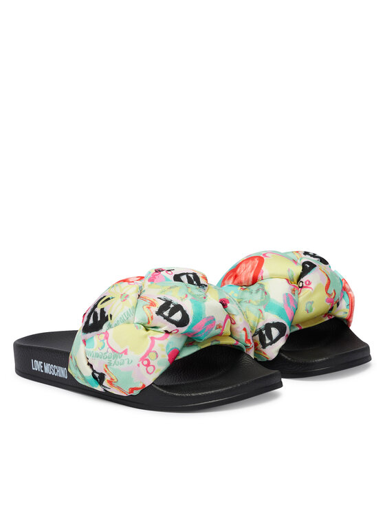LOVE MOSCHINO Шльопанці LOVE MOSCHINO JA28312G0OIW480A Кольоровий