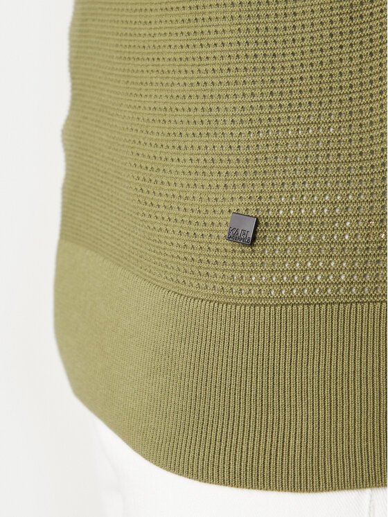 KARL LAGERFELD KARL LAGERFELD Polo 655009 562301 Verde Regular Fit