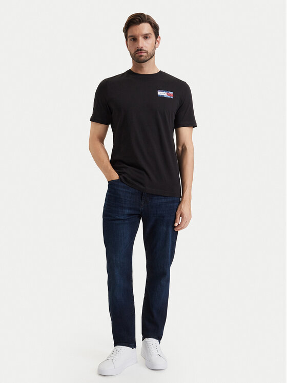 Tommy Hilfiger Tommy Hilfiger Camiseta MW0MW44876 Negro Regular Fit