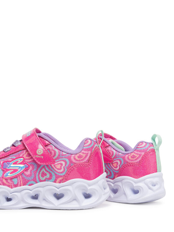 Skechers Sneakersy Skechers Heart Lights-Boogie Love 303257L/HPMT Ružová