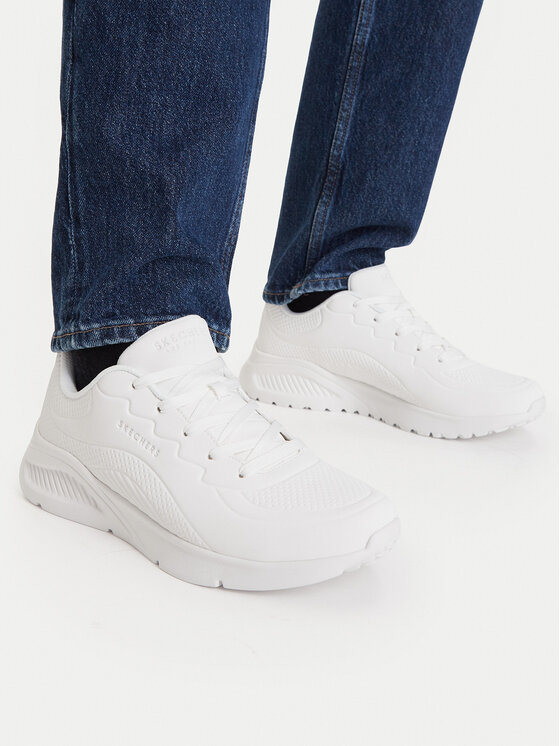 Skechers Sneakersy Skechers Uno Lite-Lighter One 183120/WHT Biały