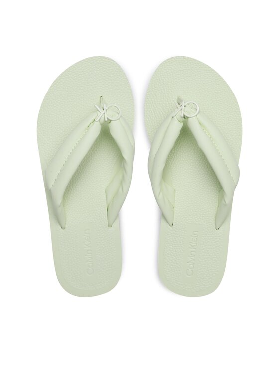 Calvin Klein Chancletas Calvin Klein Flatform Flip Flop W/Hw HW0HW01503 Verde