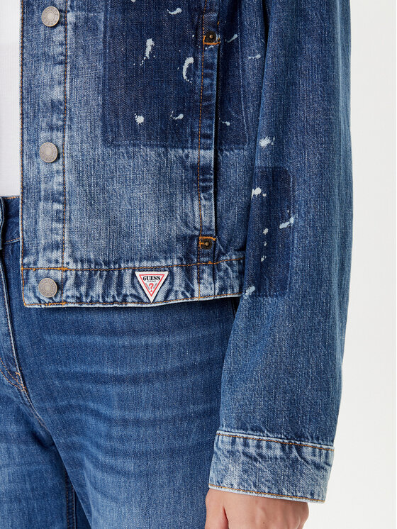 Guess Guess Farmer kabát W5YN69 D5R01 Sötétkék Regular Fit