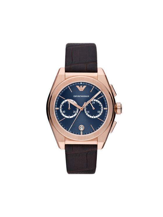 Emporio Armani Годинник Emporio Armani Federico AR11563 Коричневий