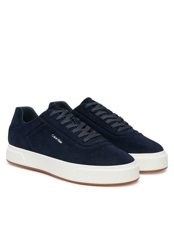 Calvin Klein Сникърси Calvin Klein Basket Cupsole Oxf Lup Hf Su HM0HM02131 Тъмносин