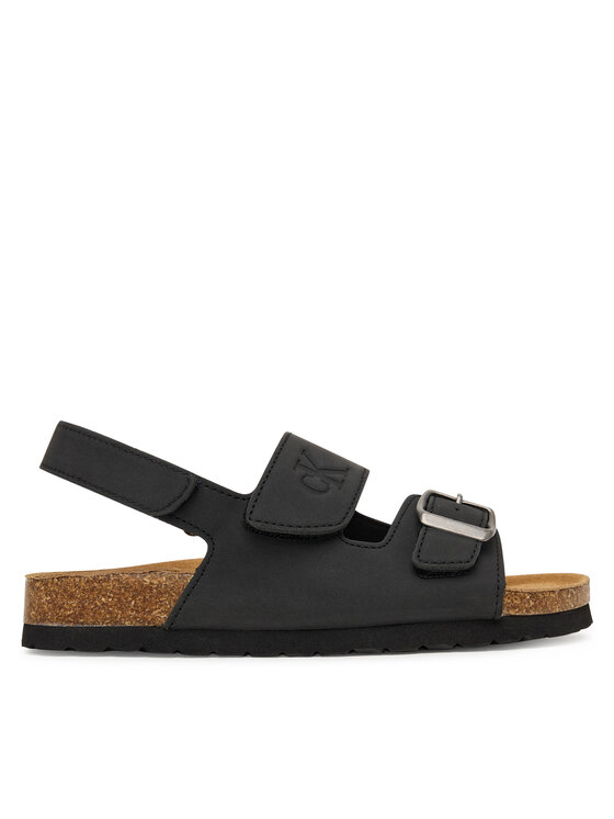 Calvin Klein Sandali Calvin Klein Velcro V3X2-83328-0315 D Črna
