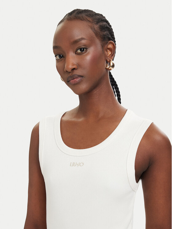 Liu Jo Sport Liu Jo Sport Top TA6097 J4822 Crema Slim Fit