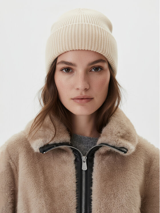 Nine West Čepice Nine West CEO-NW-W3-009-AW25 Écru