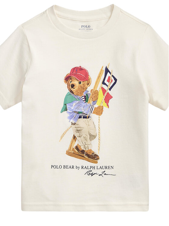 Polo Ralph Lauren Polo Ralph Lauren Camiseta 322A12428002 Écru Regular Fit