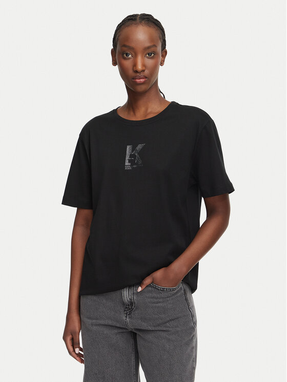 Karl Lagerfeld Jeans Karl Lagerfeld Jeans Camiseta B3W17018 Negro Regular Fit
