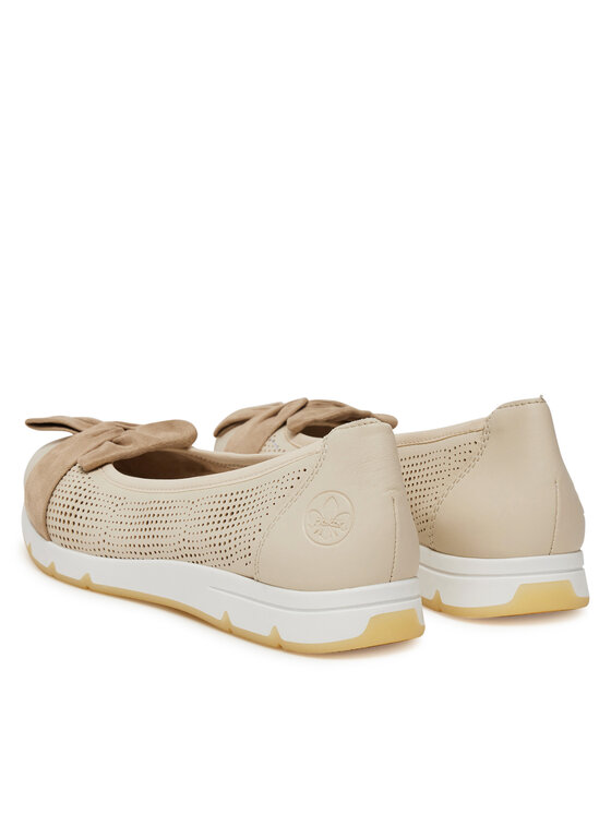Rieker Baleriny Rieker CEO-L3066-60 Beżowy