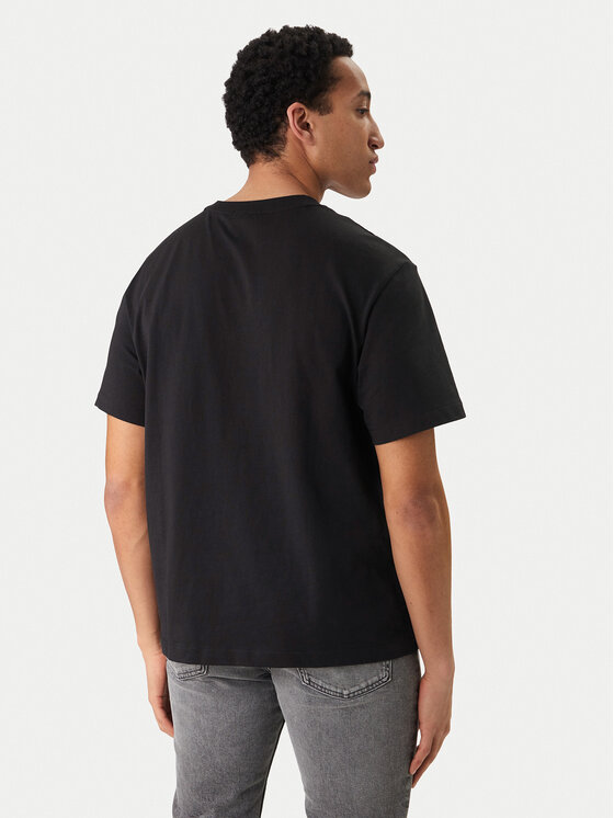 Calvin Klein Jeans Calvin Klein Jeans Camiseta Easy Monologo LV04RC275G Negro Regular Fit
