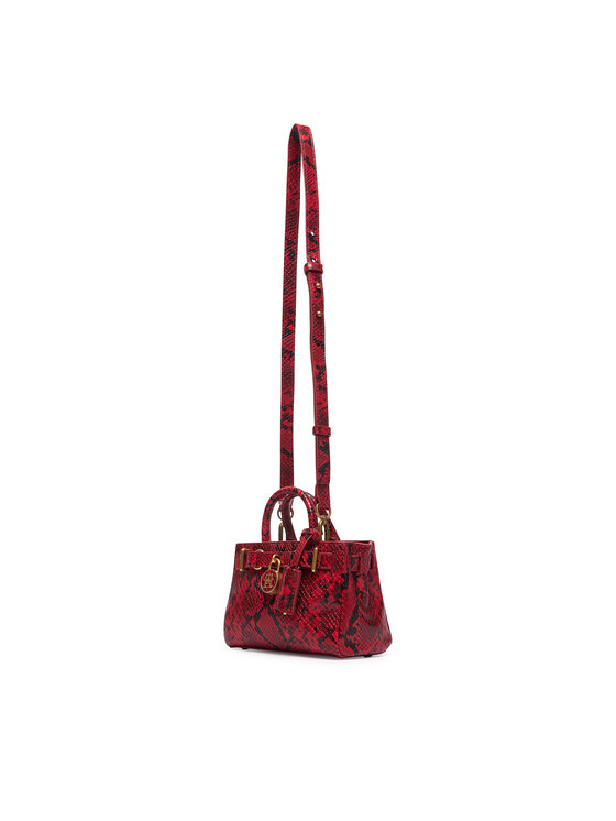 Tommy Hilfiger Torebka Tommy Hilfiger American Icon Micro Tote Snake AW0AW18820 Czerwony