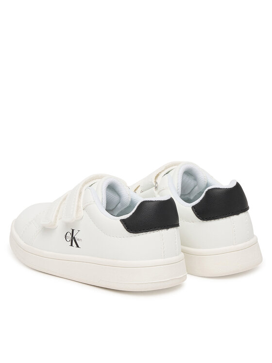 Calvin Klein Sneakersy Calvin Klein Low Cut Velcro V1X9-83275-1355 Biały