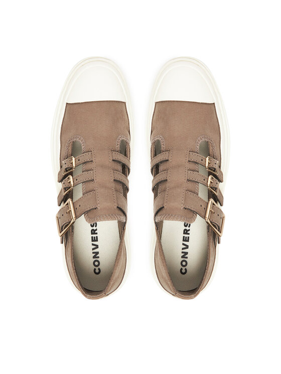 Converse Polobotky Converse Chuck Taylor All Star Lugged Heel Mary Jane Sandal A13552C Zelená