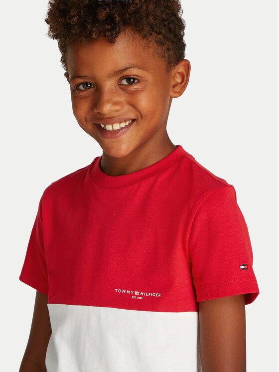 Tommy Hilfiger Tommy Hilfiger Camiseta KB0KB09617 Rojo Regular Fit