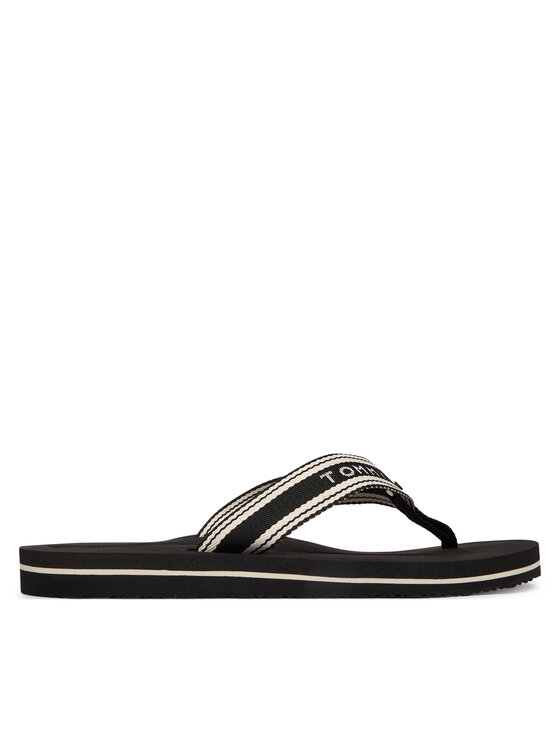 Tommy Hilfiger Žabky Tommy Hilfiger Th Webbing Summer Sandal FW0FW09193 Černá
