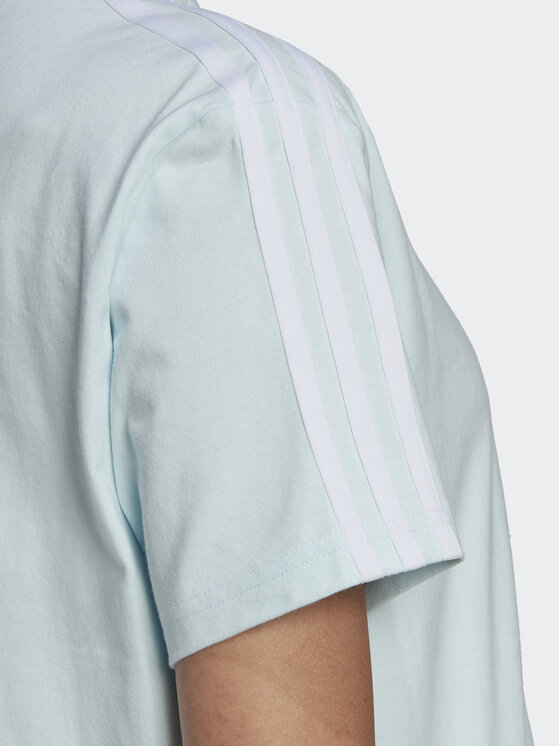 adidas adidas T-shirt Adicolor Classics Poplin Back Loose Tee HL9302 Celeste Loose Fit