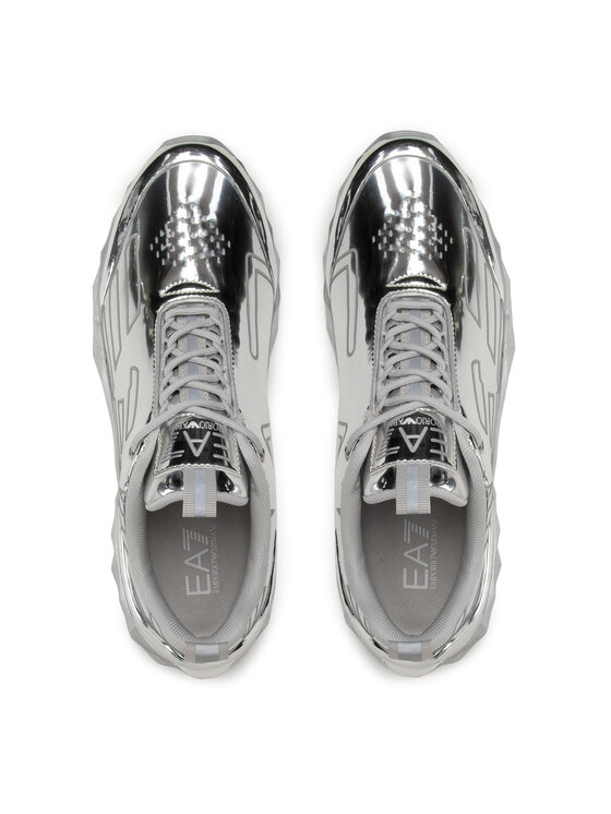 EA7 Emporio Armani Снікерcи EA7 Emporio Armani X8X033 XK183 N412 Срібний