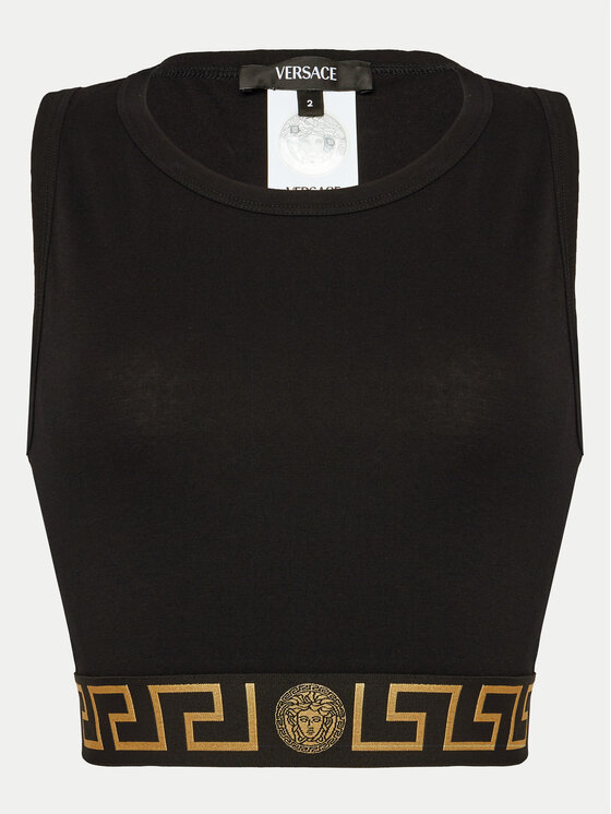 Versace Versace Sportinė liemenėlė 1008598 1A10011 Juoda Slim Fit