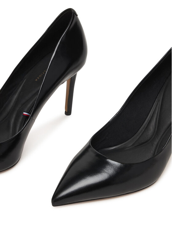 Tommy Hilfiger Tacón de aguja Tommy Hilfiger Essential Pointed Pump FW0FW09362 Negro