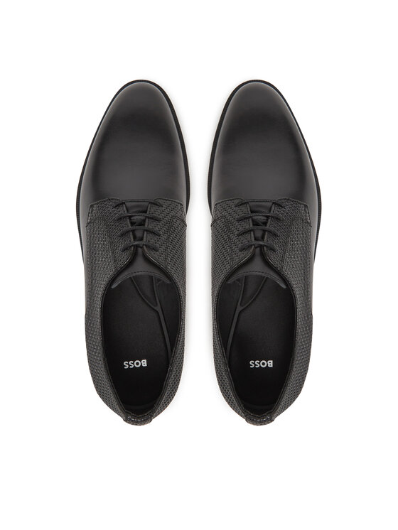 BOSS Туфлі BOSS Tayil_Derb_ltmxwv 50541716 Чорний