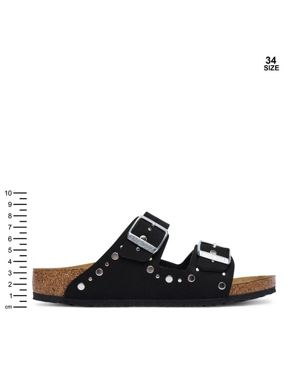Birkenstock Шльопанці Birkenstock Arizona Rivet 1031646 S Чорний