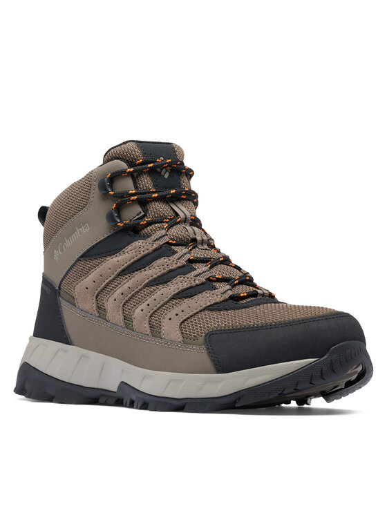 Columbia Trekingová obuv Columbia Strata Trail™ Mid Waterproof 2076861 Hnedá
